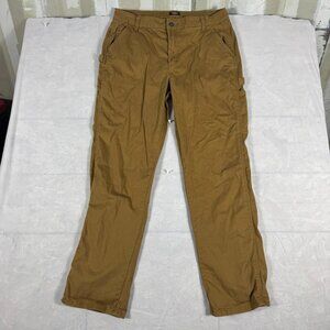 Dickies Mens Carpenter Pants‎ Brown Flat Front Utility Pockets Workwear Size 30R